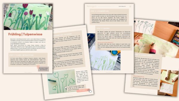 13 Ideen für deinen Kunstunterricht in der Grundschule (Klasse 1 bis 4) 9 Vorschau E-Book Kunst Ideenkiste - 13 kleine Projekte für den Kunstunterricht in der Grundschule (Klasse 1 bis 4) - Projektbeispiele
