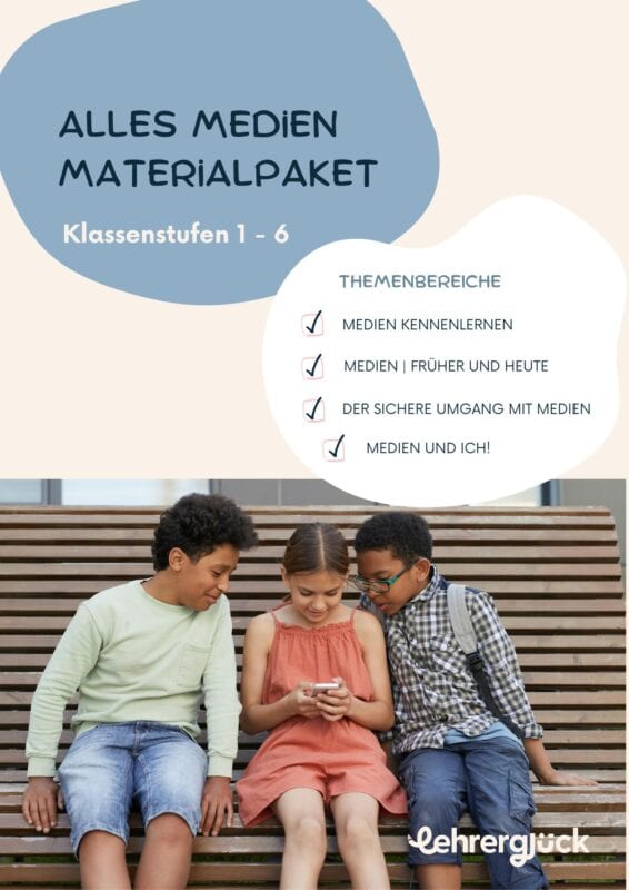 Deckblatt zum Projekt Alles Medien für die Klassen 1 bis 6 für Medienbildung in der Grundschule.