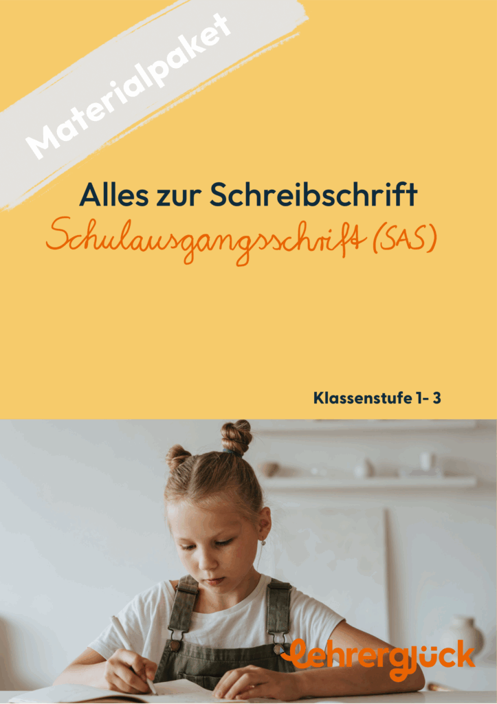 Deckblatt Materialpaket Schreibschrift SAS