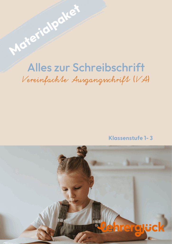 Deckblatt Materialpaket Schreibschrift VA