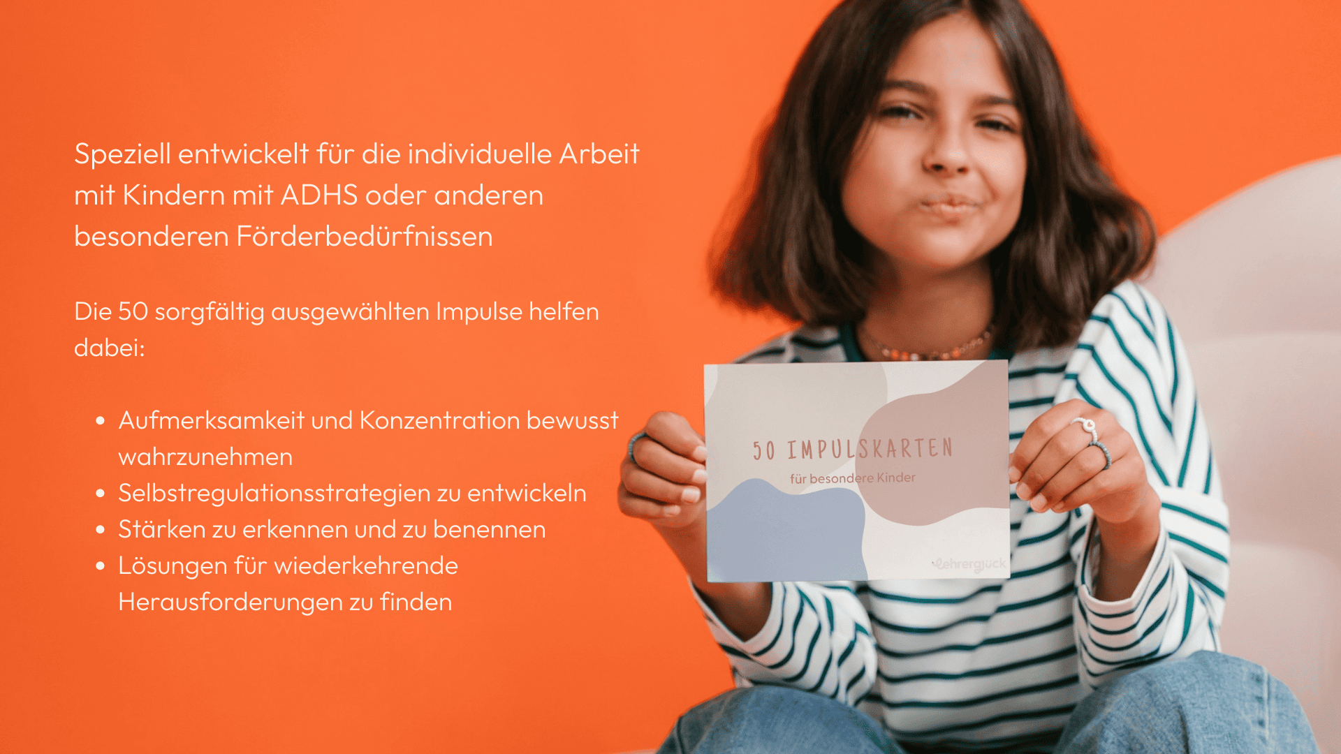 Materialvorschau 50 Impulskarten für besondere Kinder (ADHS)